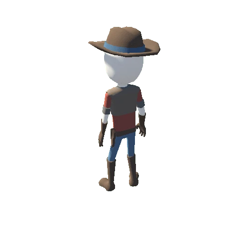 Cowboy@Male Standing Pose